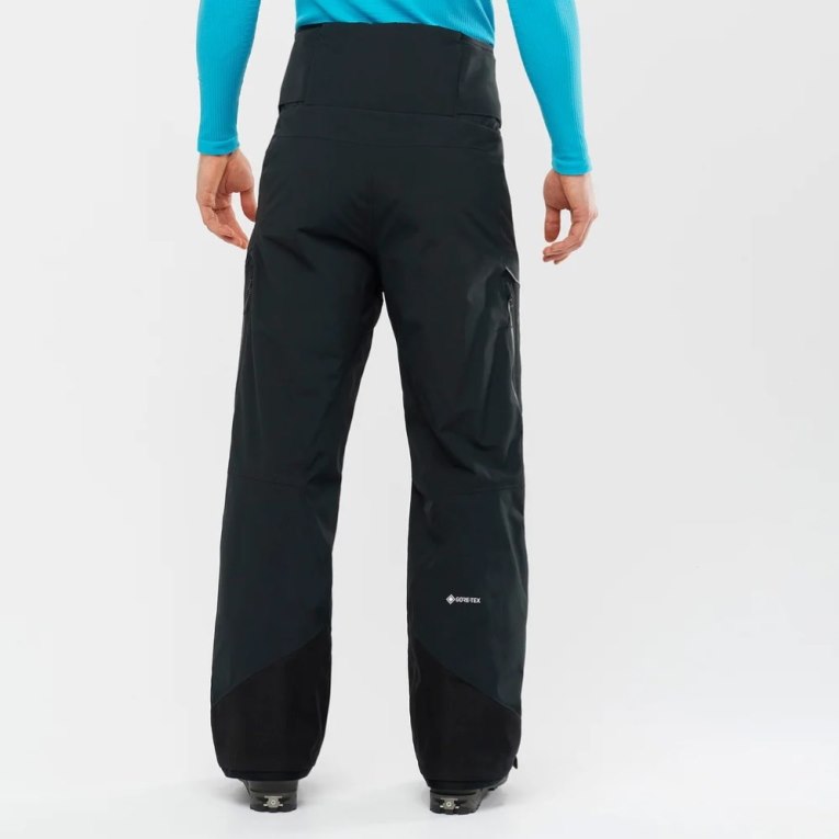 Black Salomon Gravity Gore Tex Men's Ski Pants | IE DQ2596